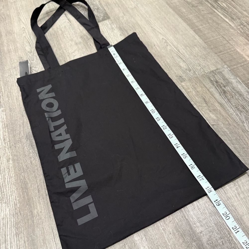 James Perse Live Nation Black Tote Bag NWT - Picture 7 of 7